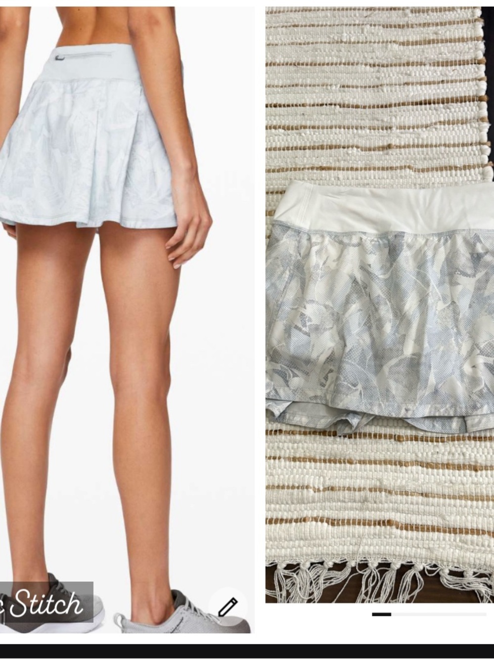 Lululemon Pace Revival lined skirt
